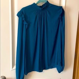 Teal blouse